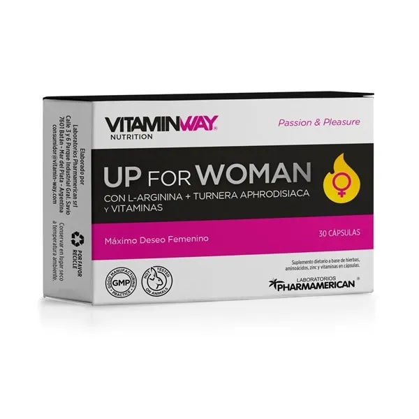 Imagen de UP FOR WOMAN 30 CAPS VITAMINWAY                                                                                                                                                                         